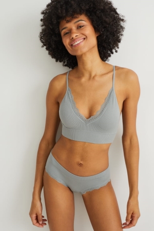 C&A Bralette Gewatteerd Seamless Lycra® Ondergoed Groen | ZYP-246509