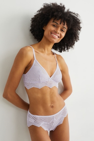 C&A Bralette Ondergoed Lichtpaars | NJP-980217