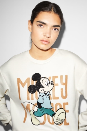 C&A Clockhouse Mickey Mouse Sweatshirts Wit | AQN-516843