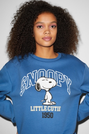 C&A Clockhouse Snoopy Sweatshirts Blauw | HOM-507642