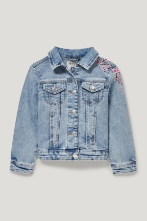 C&A Denim Jassen Blauw Lichtblauw | GBW-639812