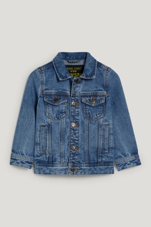 C&A Denim Jassen Blauw Lichtblauw | THW-904762