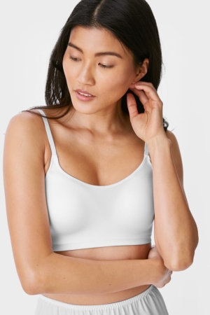 C&A Non-wired Bra Gewatteerd Ondergoed Wit | POB-561237