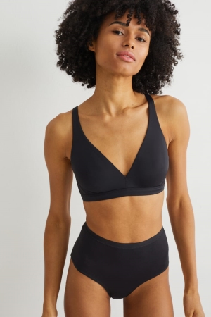 C&A Non-wired Bra Ondergoed Zwart | XYU-921735