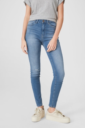 C&A Only Mager Jeans Blauw | IDP-837901