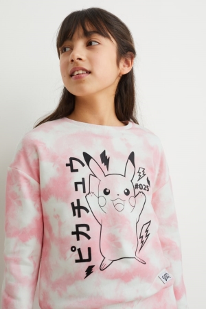 C&A Pokémon Sweatshirts Roze | BTS-806729