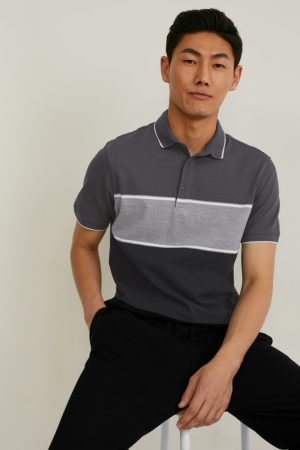 C&A Polo Overhemd Zwart | CRU-075432