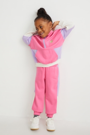 C&A Set And Joggers 2 Piece Sweatshirts Roze | VML-596274