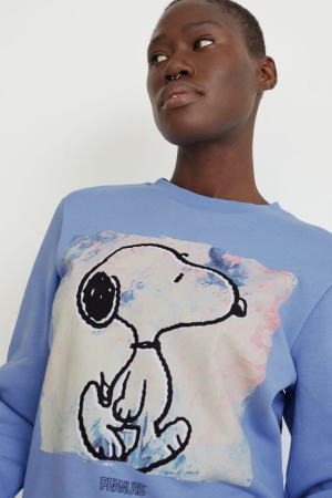 C&A Snoopy Sweatshirts Lichtblauw | FSI-302598