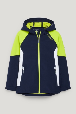 C&A Softshell With Hood Jassen Donkerblauw | WMP-541602