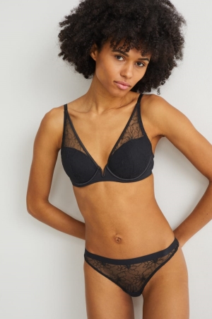 C&A String Ondergoed Zwart | PSL-527816