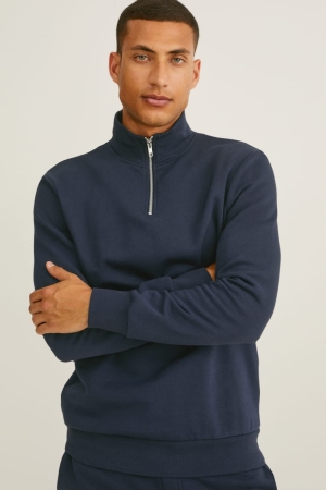 C&A Sweatshirts Donkerblauw | UMH-213508