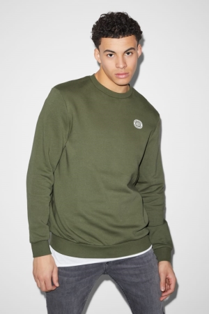 C&A Sweatshirts Donkergroen | MTL-517826