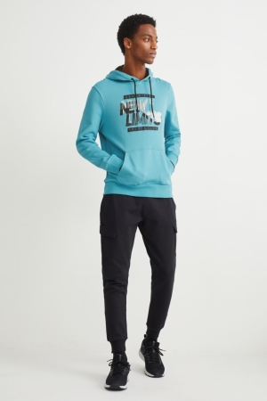 C&A Sweatshirts Turquoise | WDC-943578