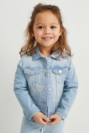 C&A Unicorn Denim Jassen Blauw Lichtblauw | HKN-638041