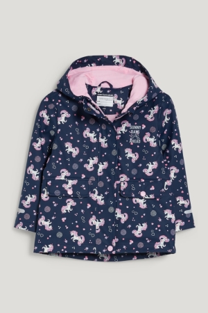 C&A Unicorn Rain With Hood Jassen Donkerblauw | VMH-708632