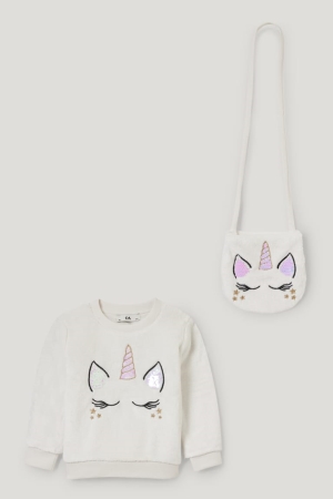 C&A Unicorn Set And Bag 2 Piece Sweatshirts Wit | GXV-079831