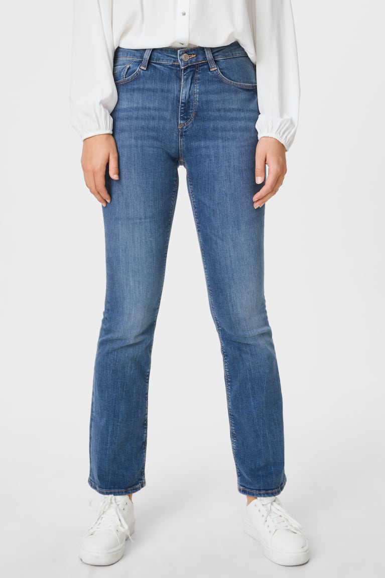 C&A Bootcut Recycled Jeans Blauw | UXZ-819763