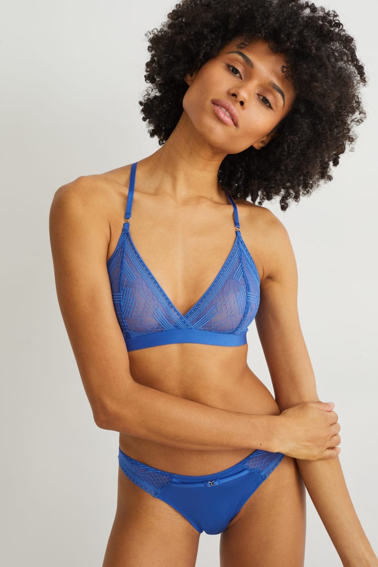 C&A Bralette Ondergoed Blauw | XGL-395706