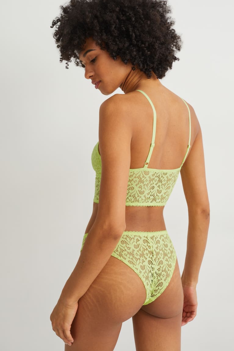 C&A Bralette Ondergoed Lichtgroen | OYF-130258