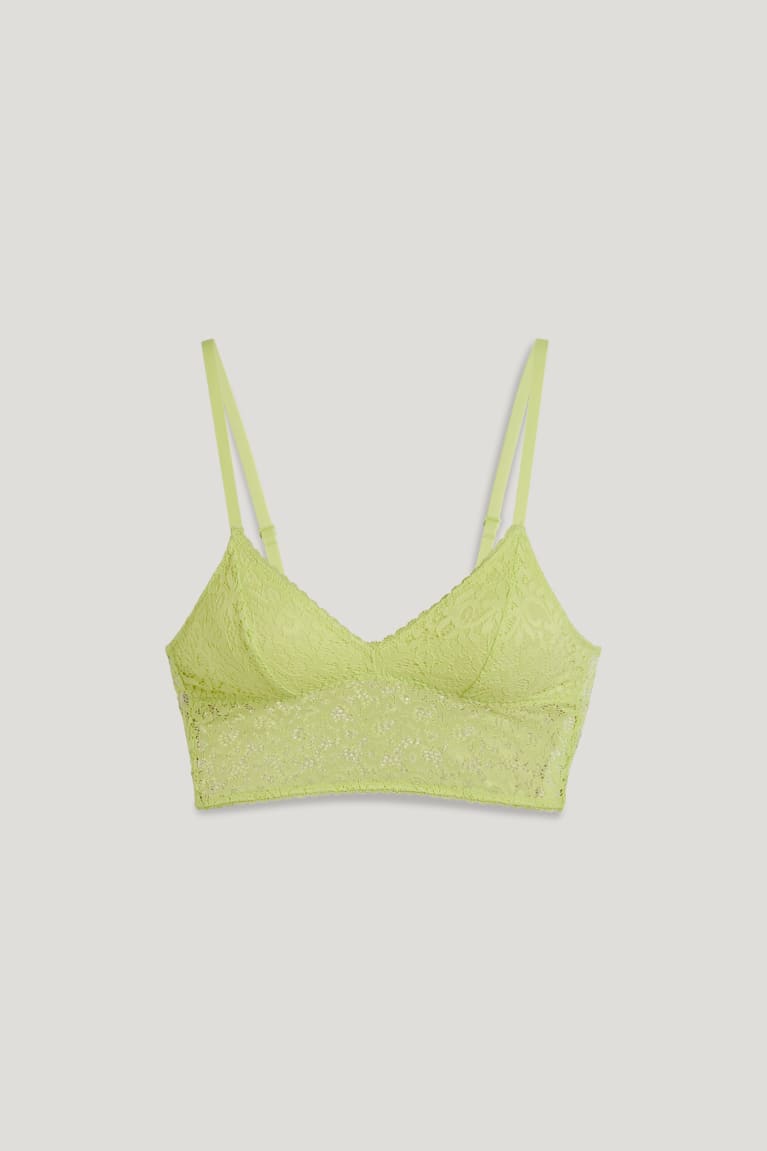 C&A Bralette Ondergoed Lichtgroen | OYF-130258