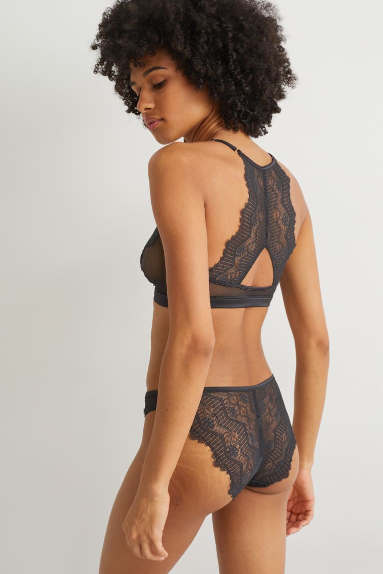 C&A Bralette Ondergoed Zwart | KSH-638105