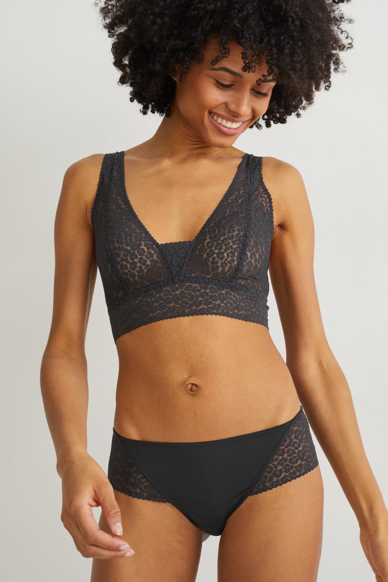 C&A Bralette Ondergoed Zwart | YRV-379612