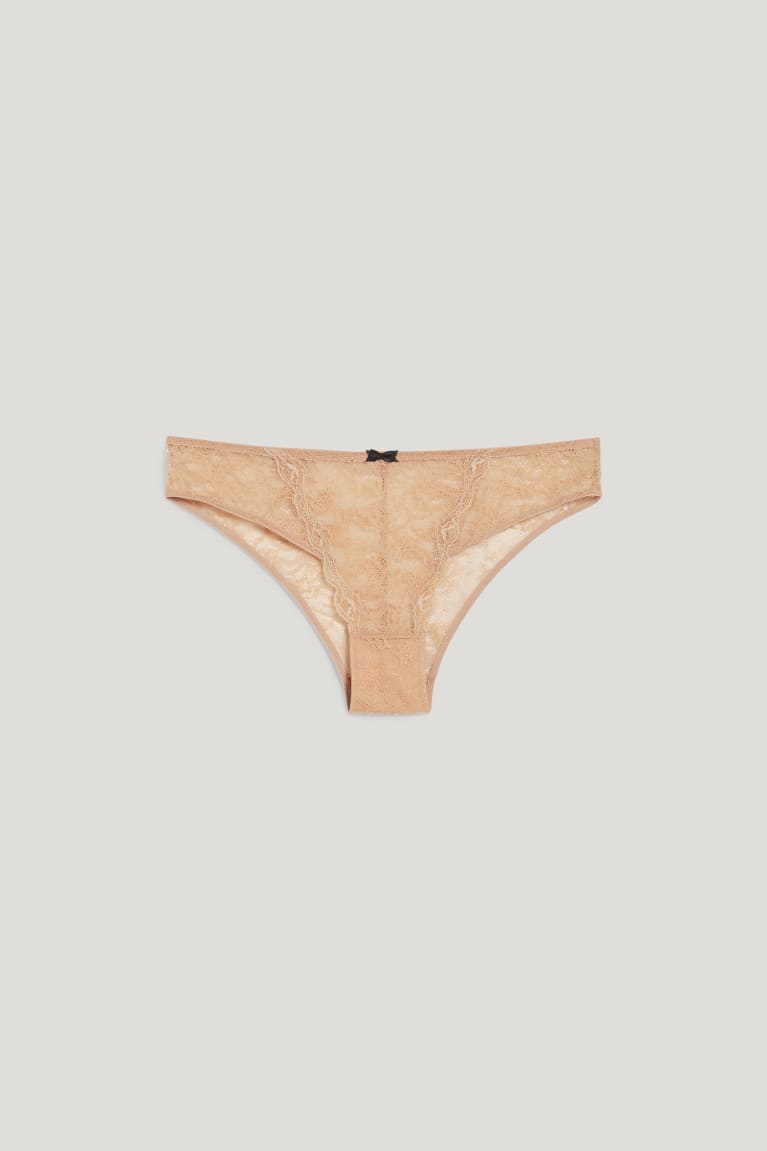 C&A Briefs Lycra® Ondergoed Beige | LBJ-365208