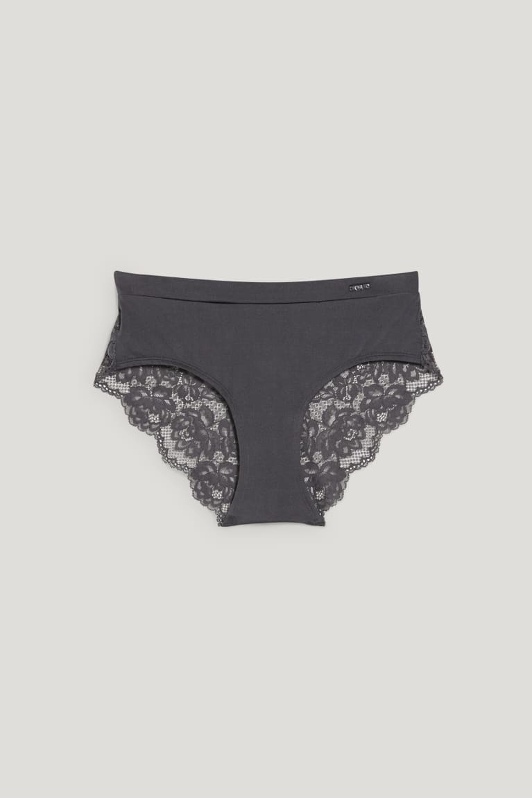 C&A Briefs Ondergoed Donkergrijs | SET-437581