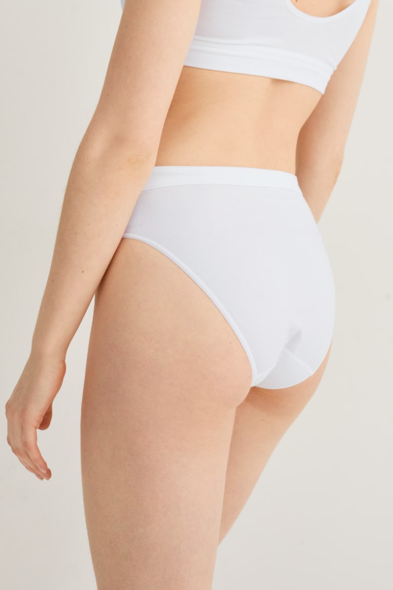 C&A Briefs Organic Katoenen Ondergoed Wit | YCD-903184