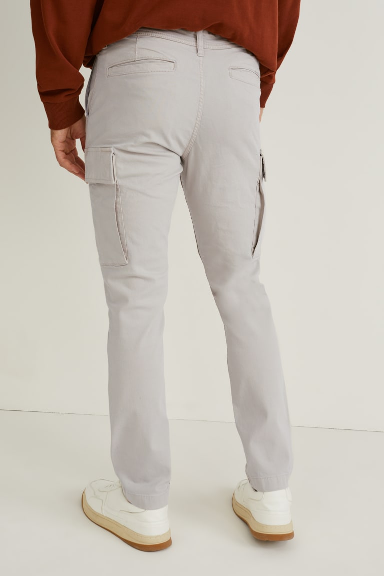 C&A Cargo Tapered Fit Cradle To Cradle Certified® Gold Broek Beige | OUH-317462