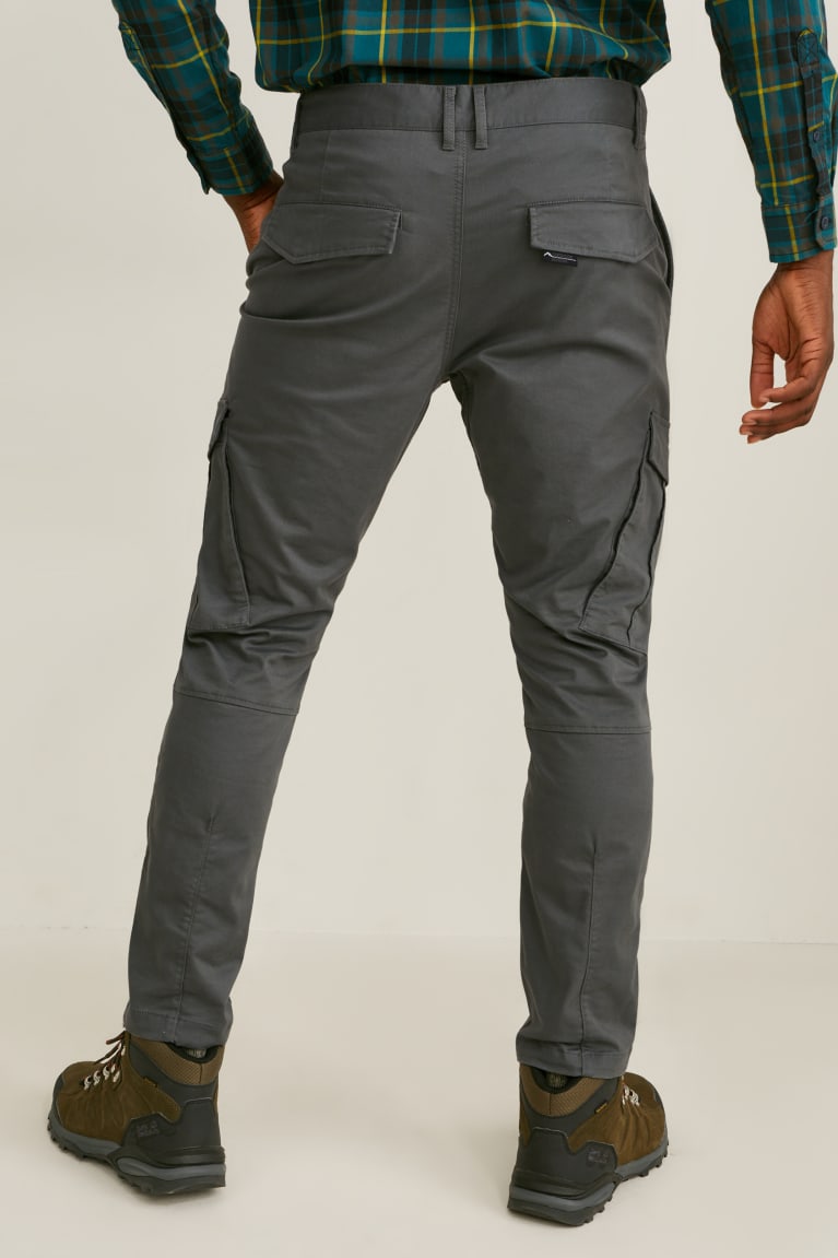 C&A Cargo Thermolite® Lycra® Broek Donkergroen | UHY-984075