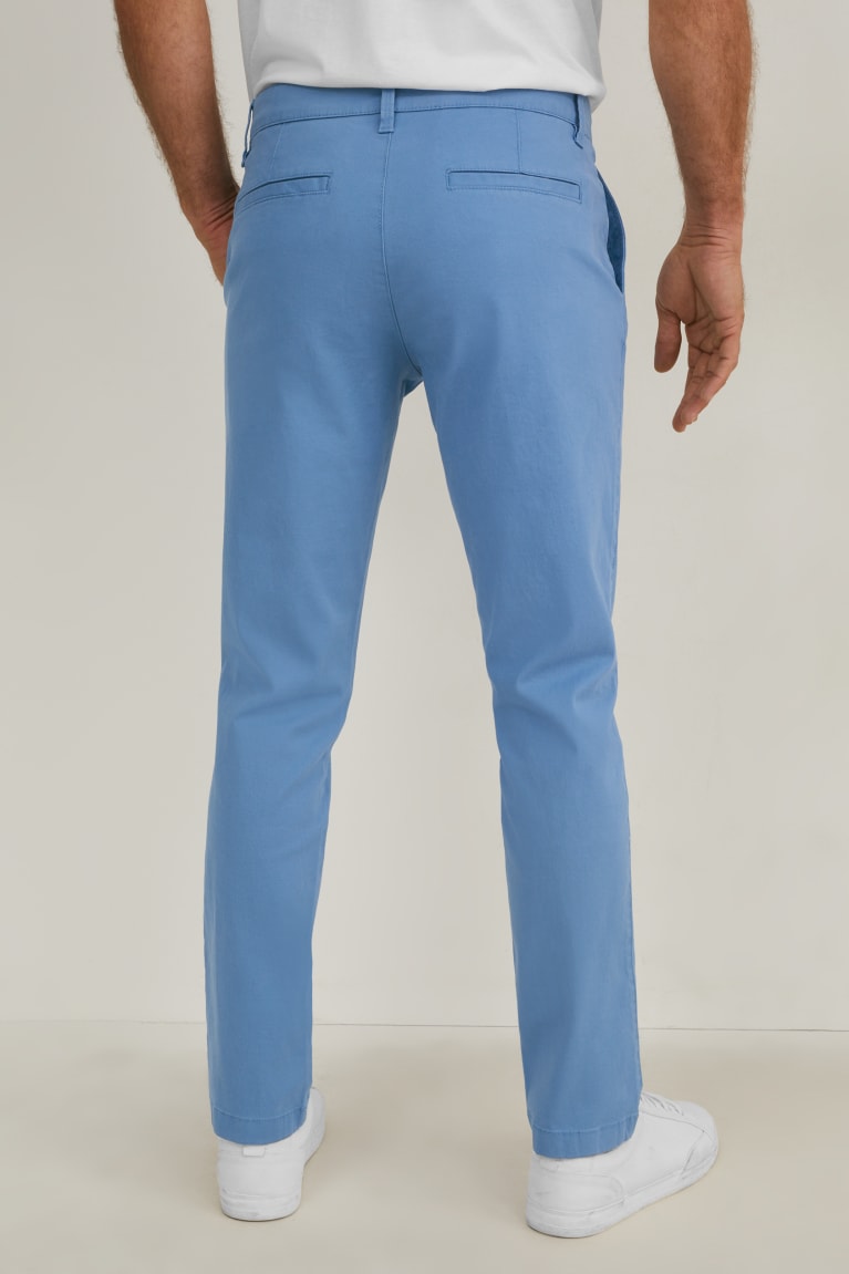 C&A Chinos Regular Fit Lycra® Broek Blauw | LUX-987364