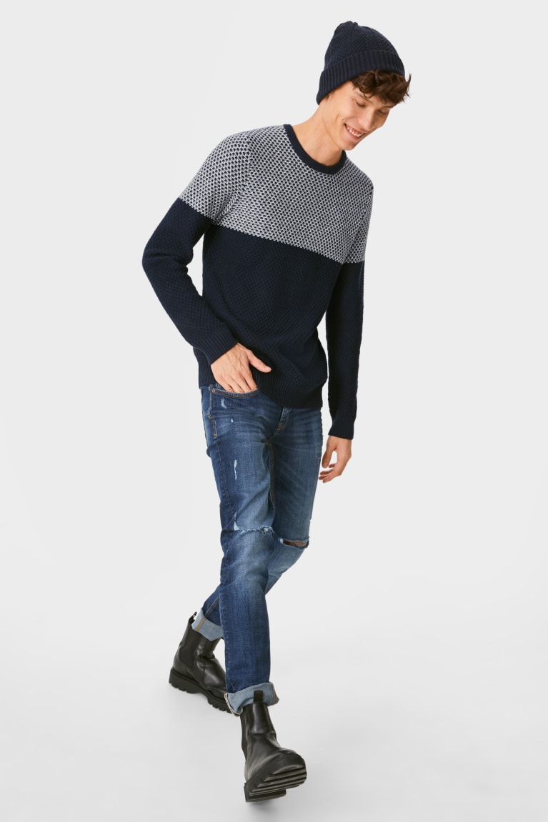 C&A Clockhouse Jumpers Donkerblauw | CRU-352106