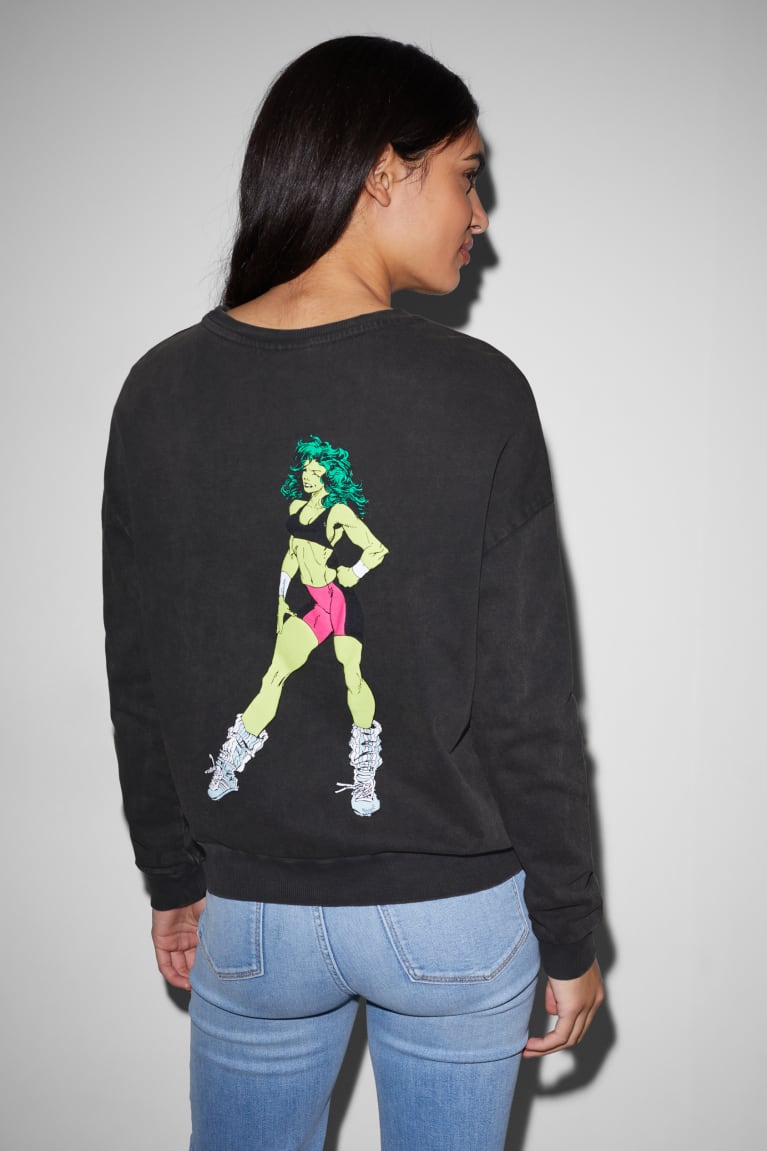 C&A Clockhouse Marvel Sweatshirts Donkergrijs | RPM-296340