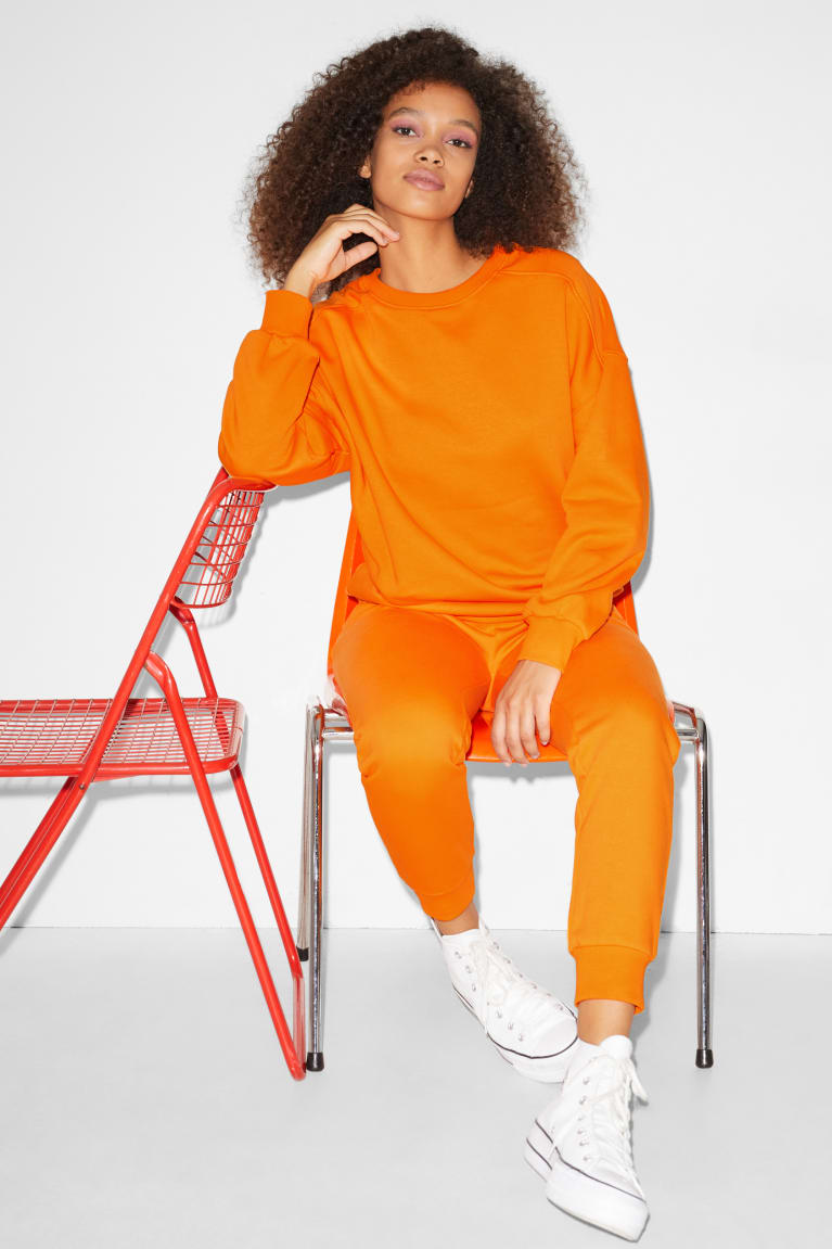 C&A Clockhouse Recycled Sweatshirts Oranje | DQH-458316