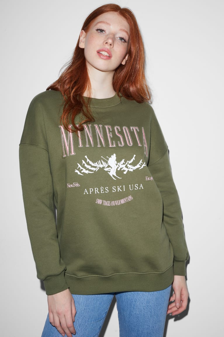 C&A Clockhouse Sweatshirts Groen | HLK-405869