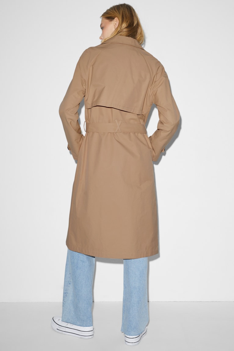 C&A Clockhouse Trench Jassen Beige | DBV-732509