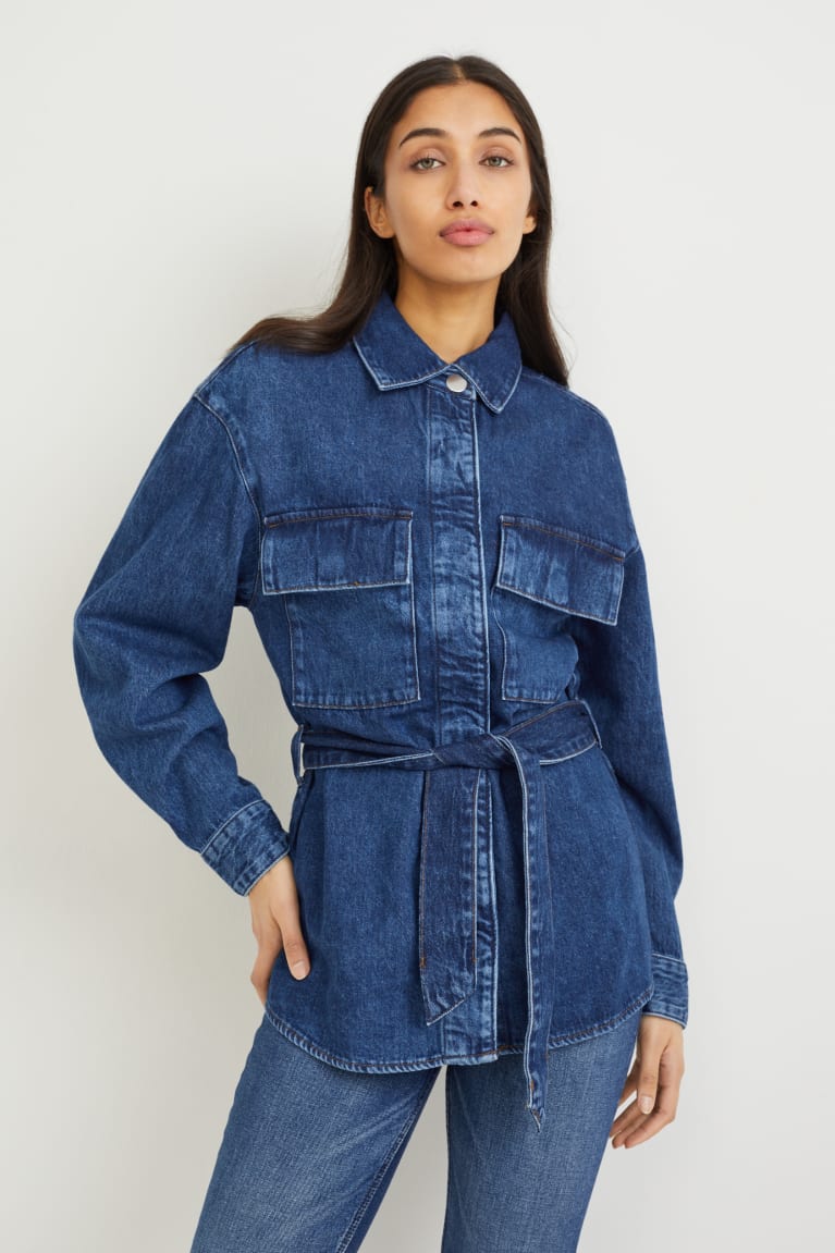 C&A Denim Jassen Blauw | ZUK-912543