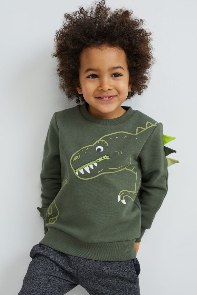 C&A Dinosaur Sweatshirts Donkergroen | CYU-953764