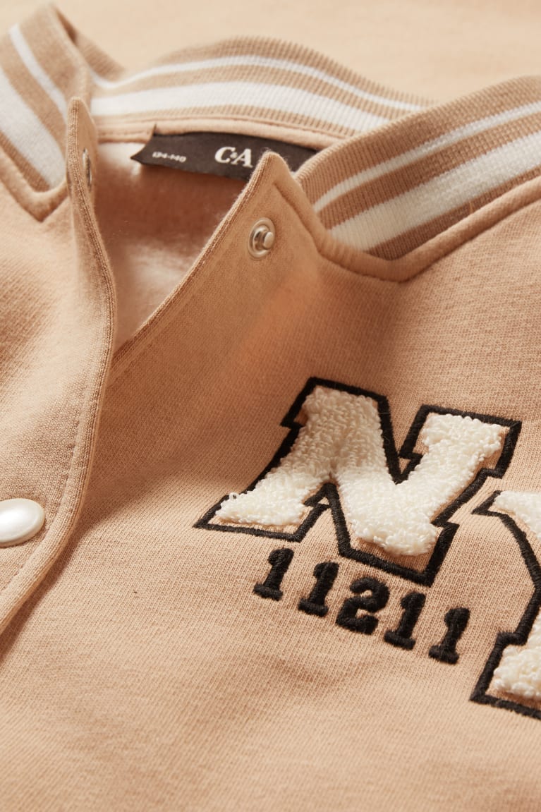 C&A Extended Sizes Zip-through Sweatshirts Beige | NXF-063481