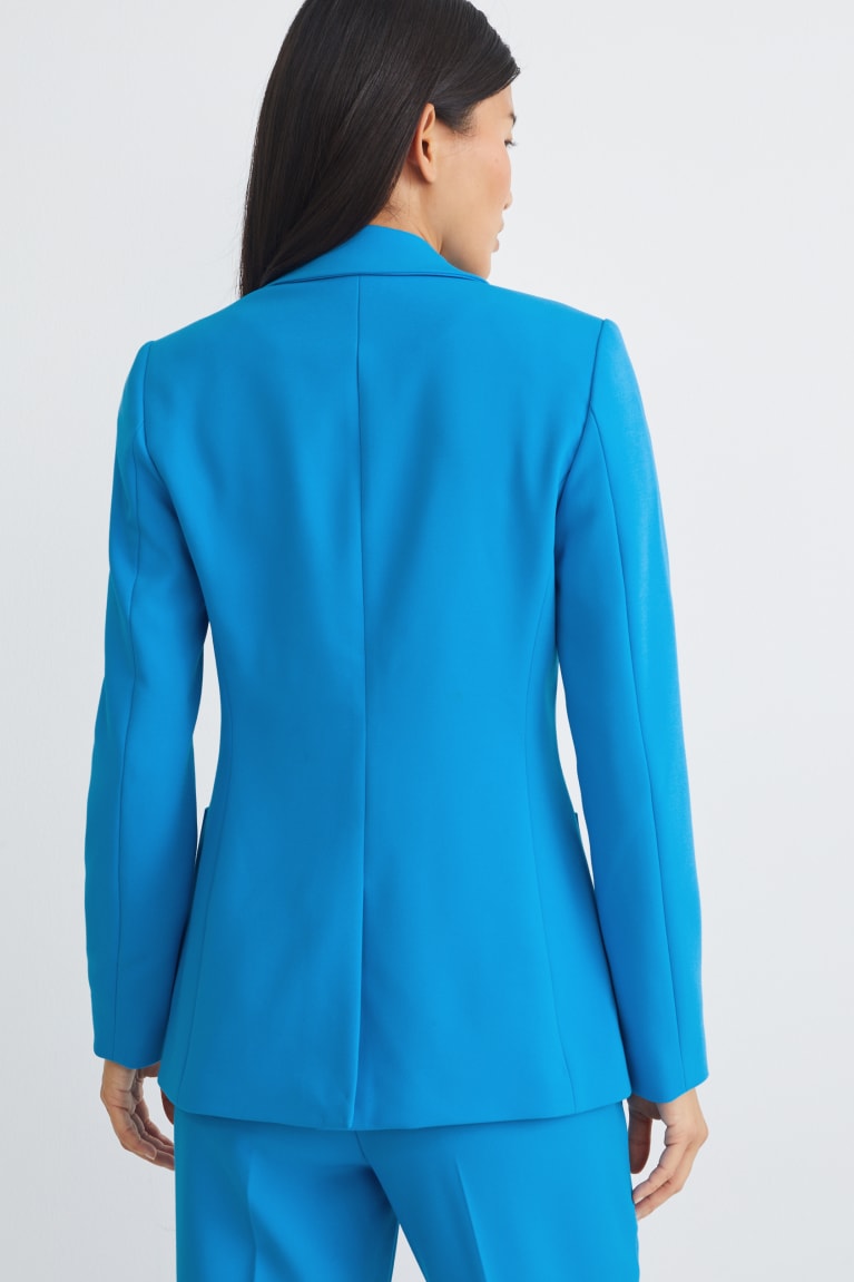 C&A Fitted Recycled Blazer Lichtblauw | ERN-925368