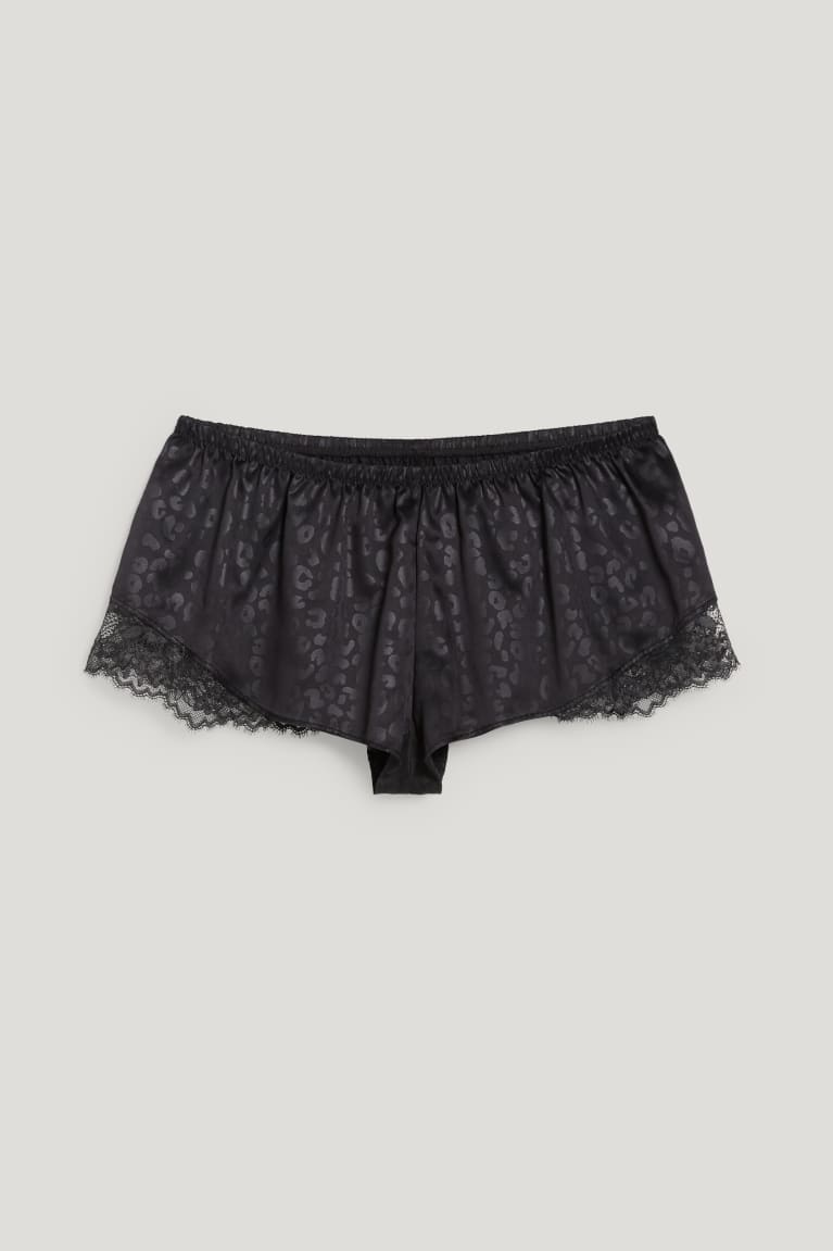 C&A French Knickers Ondergoed Zwart | IYZ-416257