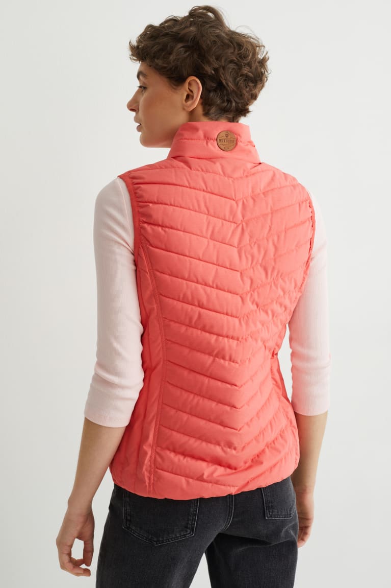 C&A Gewatteerd Gilet Jassen Roze | PQT-078632