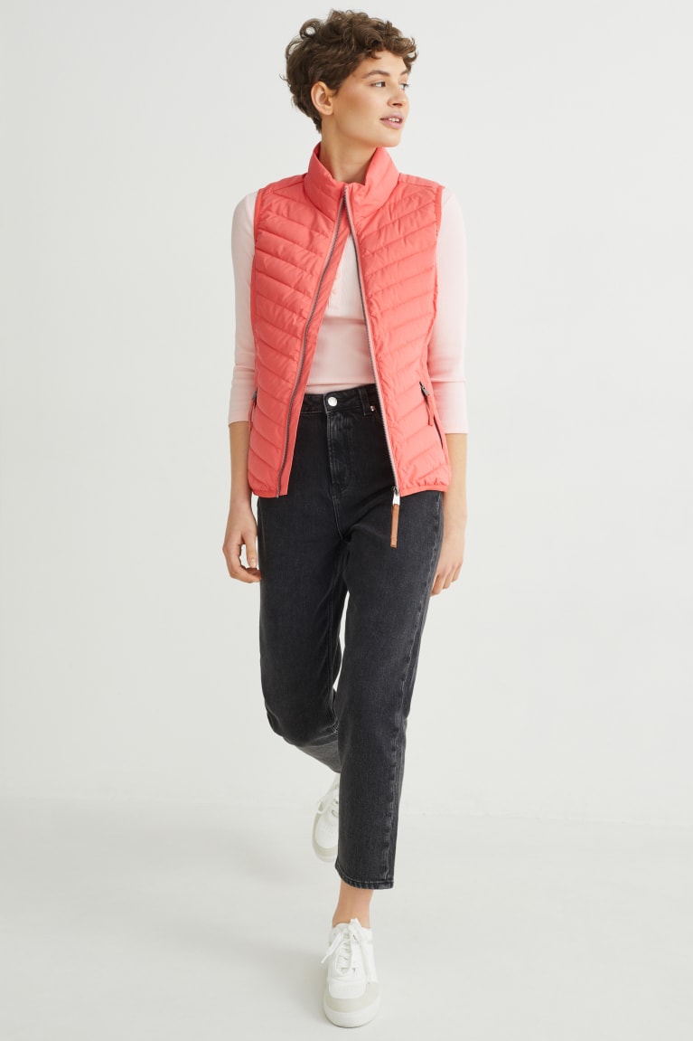 C&A Gewatteerd Gilet Jassen Roze | PQT-078632