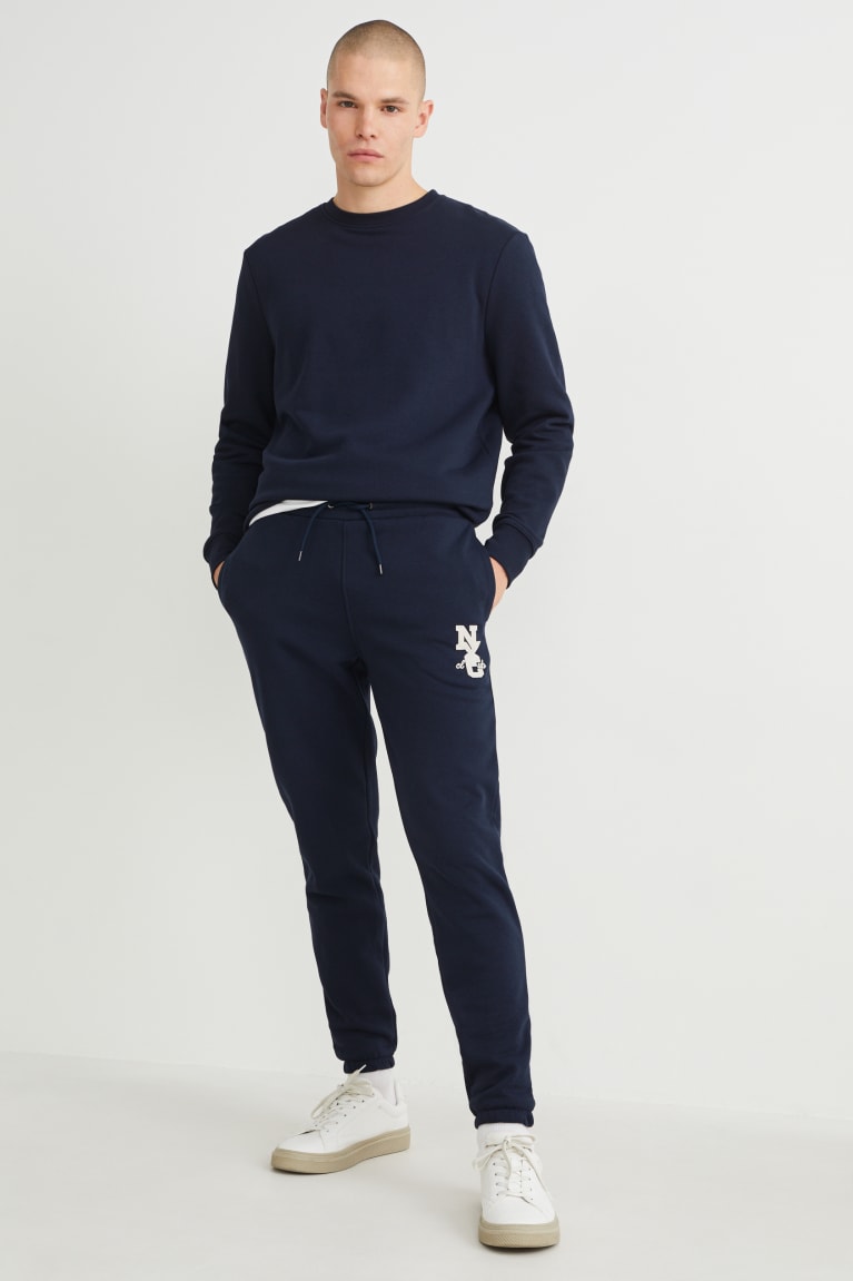 C&A Joggers Broek Donkerblauw | AHJ-876291