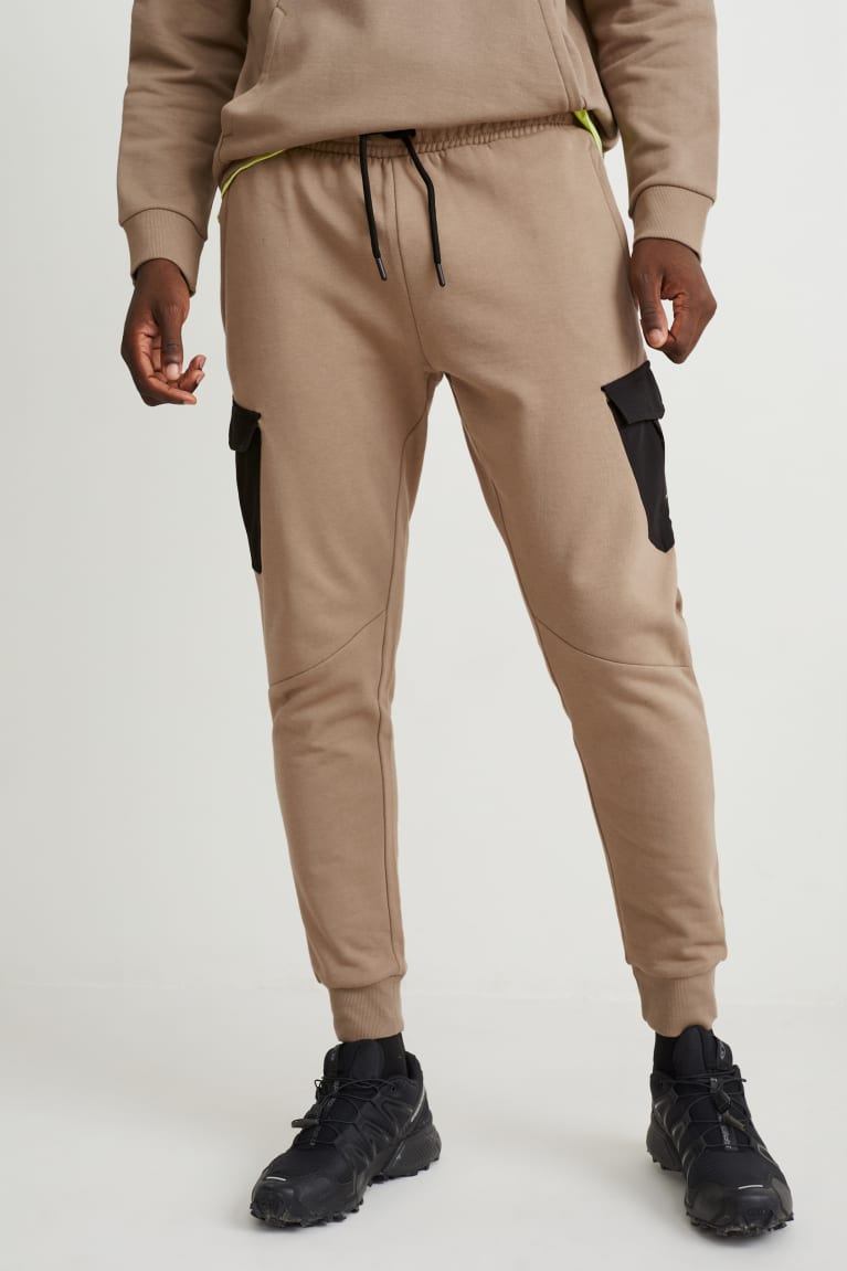 C&A Joggers Broek Grijs Bruin | BUY-869514