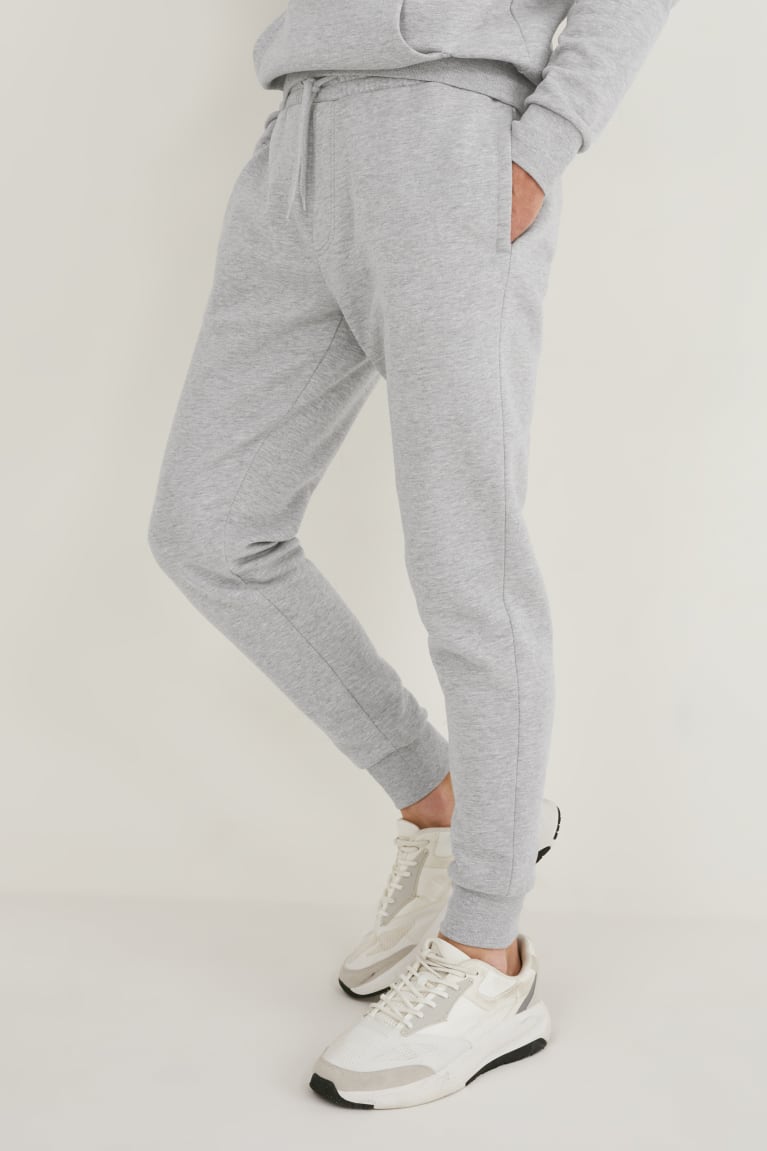 C&A Joggers Organic Katoenen Broek Lichtgrijs | RVI-921307