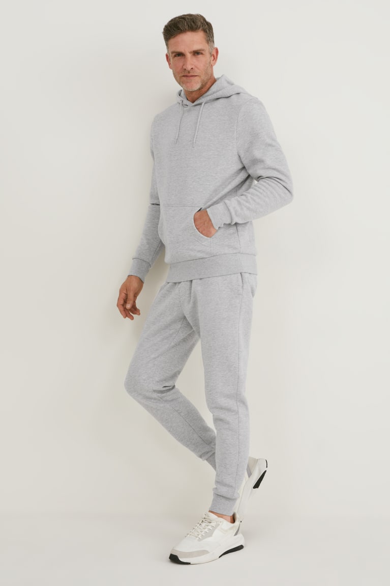 C&A Joggers Organic Katoenen Broek Lichtgrijs | RVI-921307