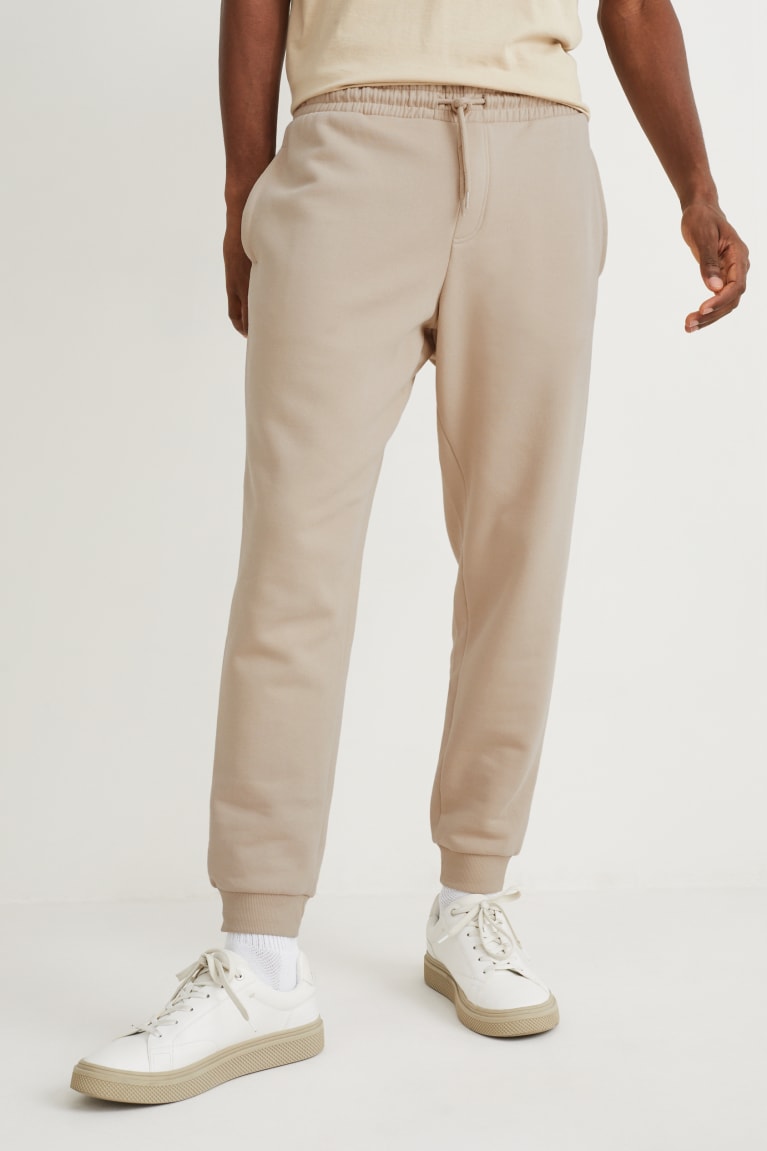 C&A Joggers With Organic Katoenen Broek Beige | VEL-109783